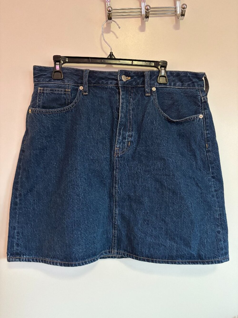Classic Denim Skirt in the Perfect Blue